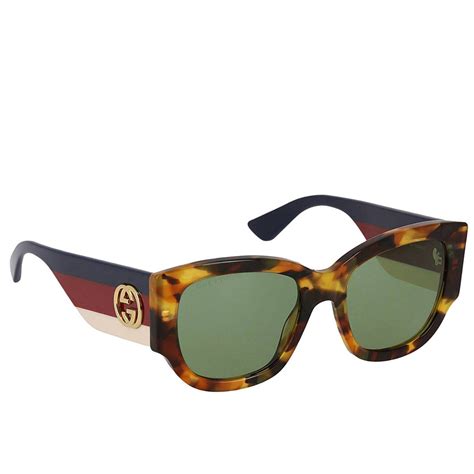 gucci sunglasses women green side|gucci sunglasses shop online.